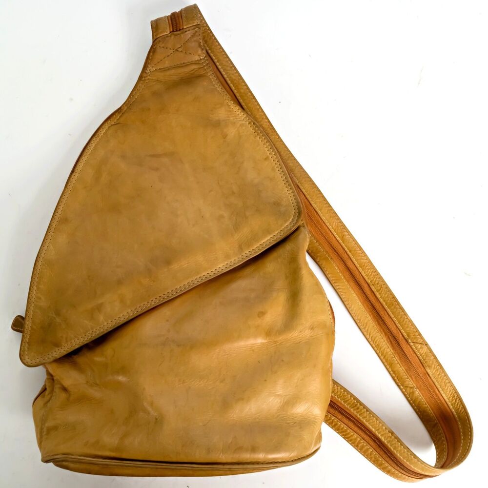 Chaos Leather Collection Backpack Purse Tote Sling Leather Pockets